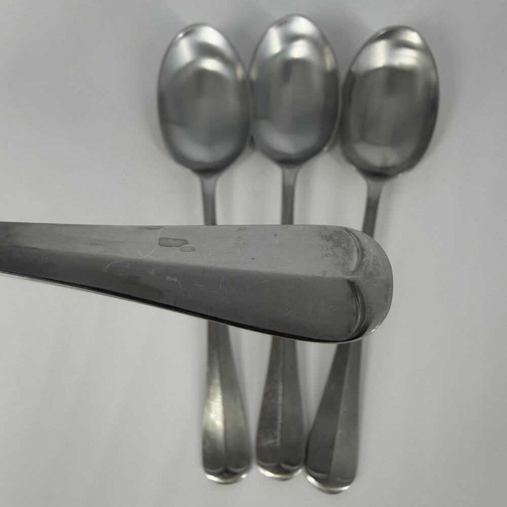 4X Tbsp Cooper Bros QUEEN ANNE Stainless Table Spoons England